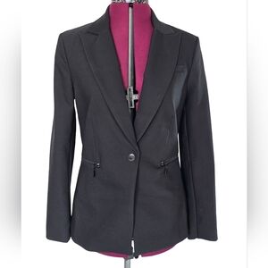 NWOT Rachel Zoe Black Tailored Blazer Size S Career Business Jacket Suit